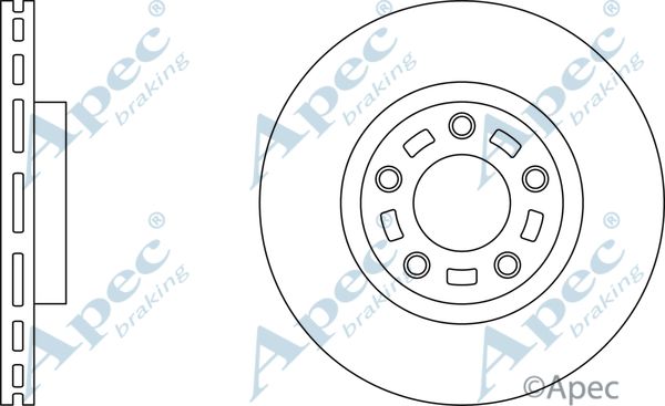 APEC BRAKING Тормозной диск DSK2211